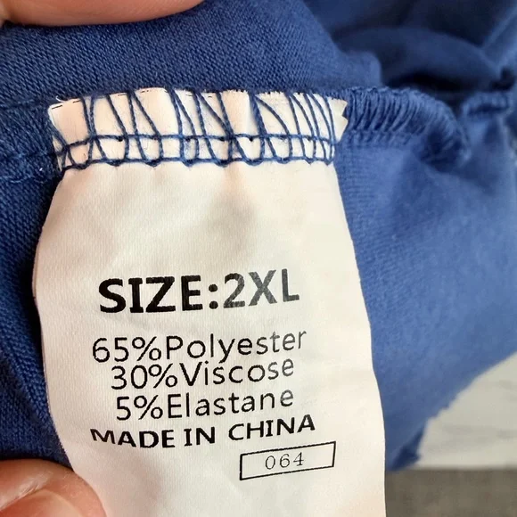 Blue Ruffle Tiered Dress - Picture 5 of 5